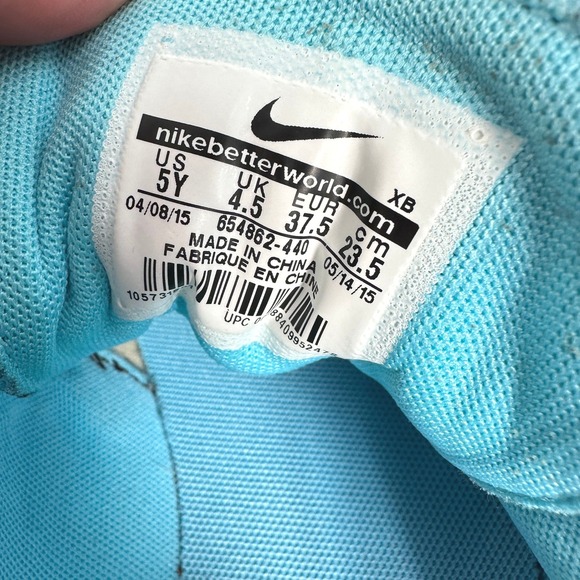 Nike SB Stefan Janoski Blue Ripstop Canvas Skate Shoes Youth 5Y Womens 6.5 - Picture 9 of 9